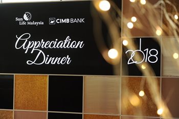 Sun Life Malaysia and CIMB Bank Appreciation Dinner 2018