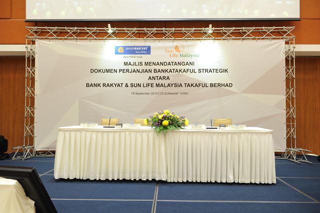 Bank Rakyat and Sun Life Malaysia Signing Ceremony
