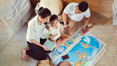 Setting up a budget for family holiday
